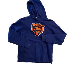 Classic Navy Hoodie with Bear Emblem
